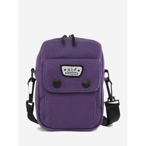 

Mini Canvas Pocket Crossbody Bag, Purple amethyst