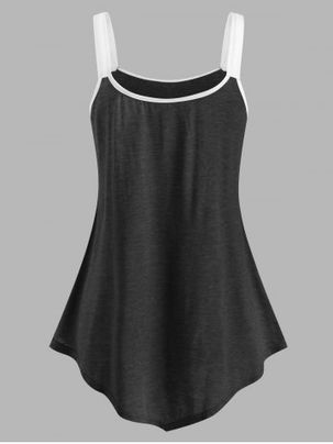 Parma Asymmetrical Black Top (Available in XL)
