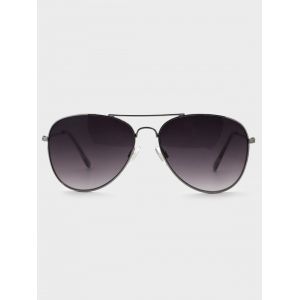 

Crossbar Gradient Pilot Metal Sunglasses, Carbon gray
