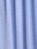 Robe Mi-Longue Bouclée en O en Blocs de Couleurs de Grande Taille à Volants - Violet clair 1X
