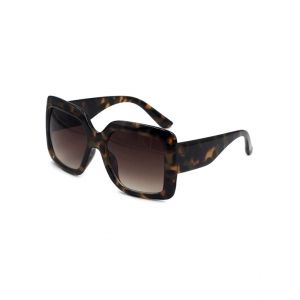 

Oversized Wide Leg Square Sunglasses, Midnight