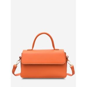 

Minimalistic Top Handle Crossbody Bag, Dark orange