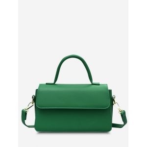 

Minimalistic Top Handle Crossbody Bag, Shamrock green
