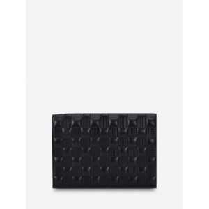 

Solid Checked Textured Chain Crossbody Bag, Black