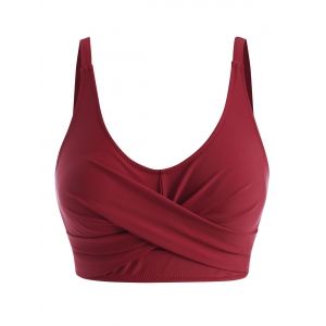 

Criss Cross Tank Beach Top, Deep red