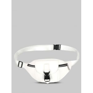 

Brief Release Buckle Chest Bag, White