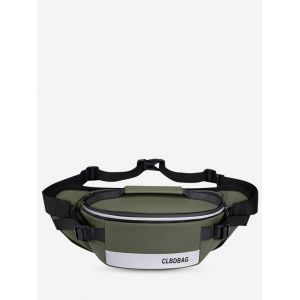 

Letter Print Top Handle Bum Bag, Army green