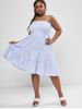 rosegal pinstriped tiered