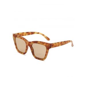 

Square Tortoiseshell Catty Eye Sunglasses, Sunrise orange