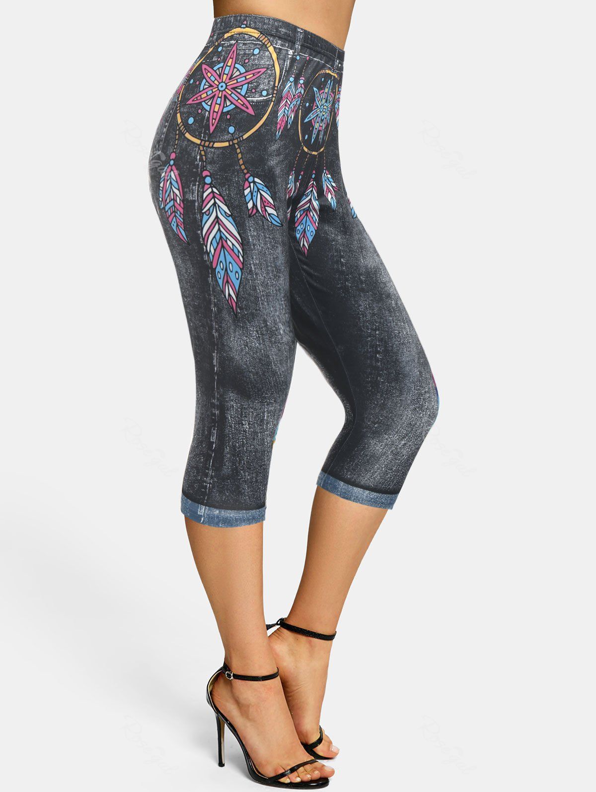 Discount Dream Catcher 3D Printed Skinny Jeggings  