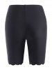 Scalloped High Rise Swim Bottom -  