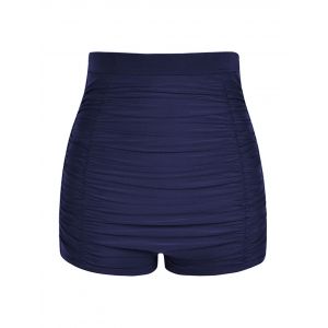 

Plus Size Ruched Board Shorts, Deep blue