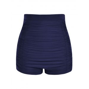 

Plus Size Ruched Board Shorts, Deep blue