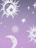 Ombre Color Sun and Moon Print Tent Tank Top -  