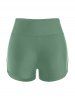 Criss Cross High Rise Boyleg Swim Bottom -  