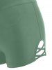 Bas de Maillot de Bain à Taille Haute à Lacets - Vert clair XXL