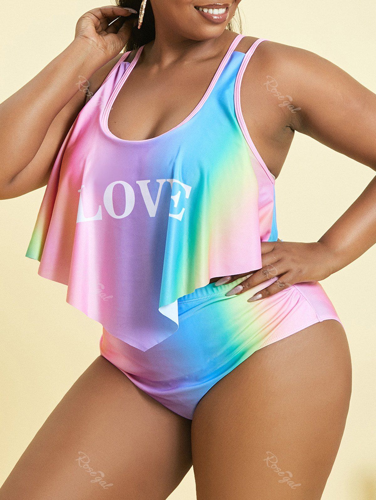 rosegal plus size bathing suits