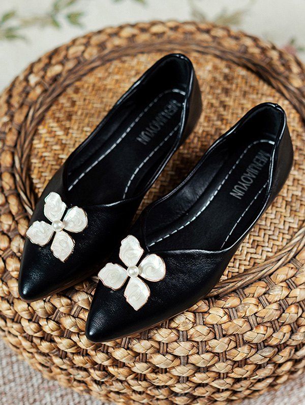 chaussures plates bout pointu