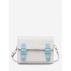 

Retro Rectangle Messenger Crossbody Bag, Blue