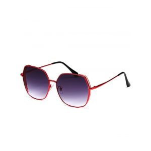 

Oversize Irregular Frame Metal Sunglasses, Dark slate grey