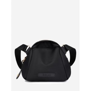 

Nylon Adjustable Strap Shoulder Bag, Black
