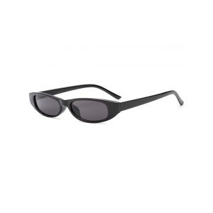 

Retro Narrow Anti UV Sunglasses, Black