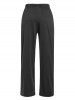 Plus Size Front Twist Bowknot Plunge Tee and Pants Pajamas Set -  