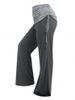 Plus Size Cinched High Waist Bell Bottom Pants -  