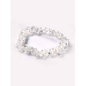 

Irregular Stone Beaded Elastic Bracelet, Multi a