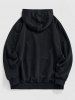 Streetwear Cartoon Animal Print Hoodie -  