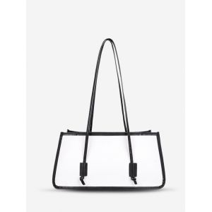 

Thin Strap Binding Shoulder Bag, Milk white