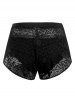 Geo Pointelle Knit Shorts with Briefs -  