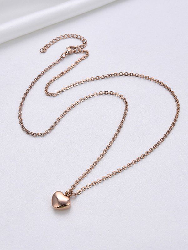 Chic Heart Opening Top Necklace  