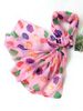 Long Candy Pattern Voile Scarf -  