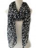Long Leopard Printed Scarf -  