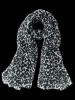 Long Leopard Printed Scarf -  