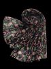 Christmas Candy Cane Pattern Voile Scarf -  