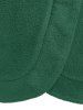 Mock Buttons Tulip Fleece Hoodie -  