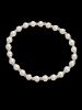 Faux Pearl Beaded Elastic Bracelet -  