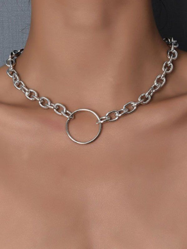 Best Punk O Ring Thick Chain Necklace  