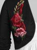 Plus Size Applique Bolero and Empire Waist Ruched Tank Top -  