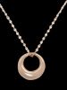 Minimalist Circle Pendant Necklace -  