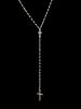 Retro Cross Long Pendant Chain Necklace -  