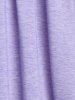 Haut à Bretelle Curve Croisé en Dentelle Au Crochet de Grande Taille - Violet clair L