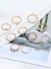 11 Pcs Shiny Diamante Ring Set -  