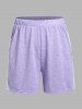 Plus Size Plaid Lace Panel Pajama Cami and Shorts Set -  