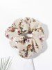 3 Pcs Flower Pattern Elastic Scrunchie Set -  