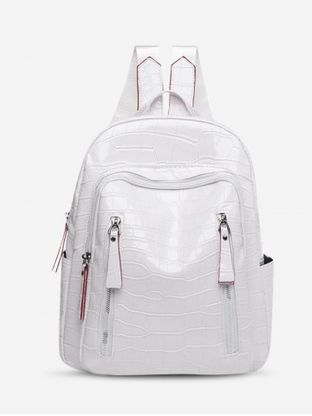 Textured Travel Student Backpack