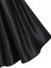 Plaid Off Shoulder Pleated Detail Dress -  