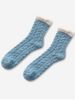Winter Two Tone Fleece Socks -  